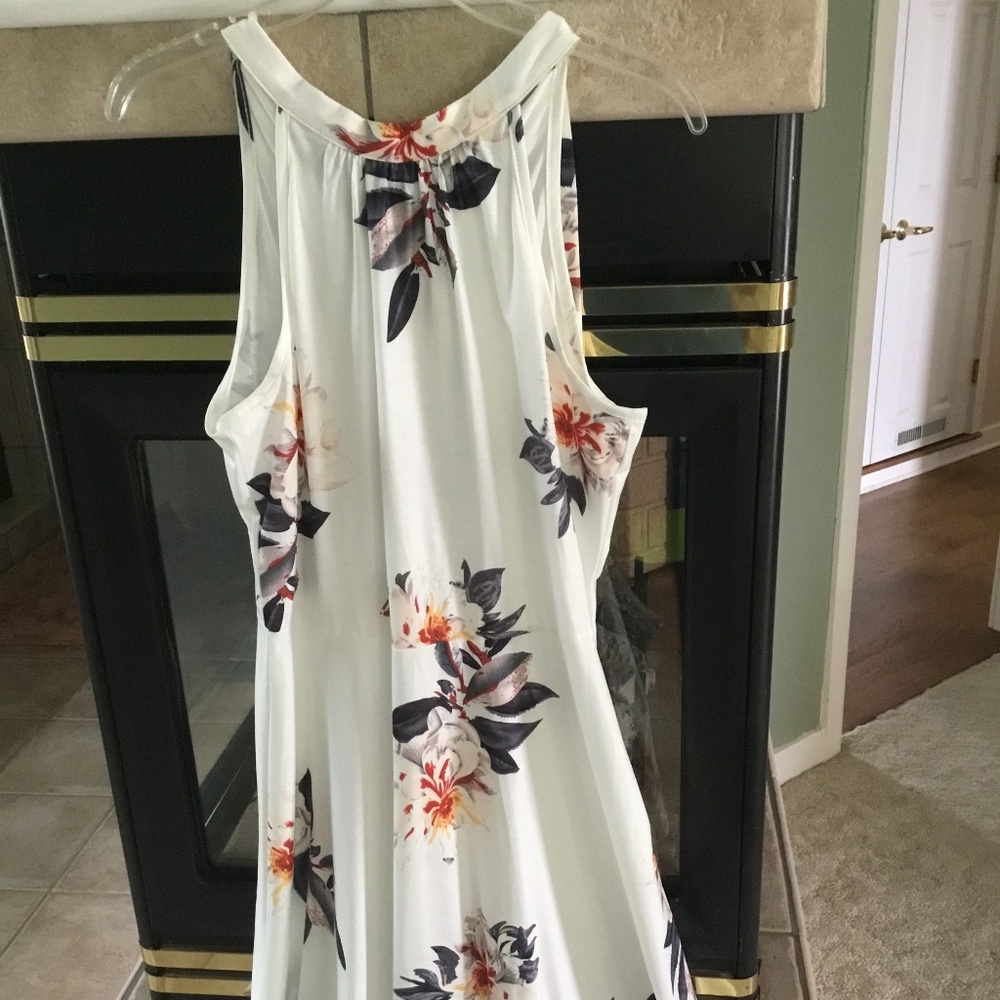 White floral Sundress